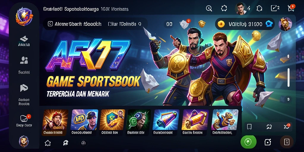Tampilan menarik dari gameplay AFK77 yang menampilkan berbagai pilihan taruhan olahraga.