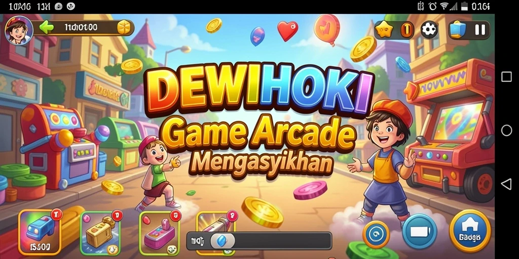 Tampilan gameplay DEWIHOKI yang seru dan penuh tantangan.