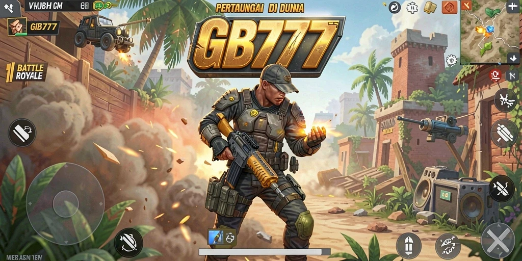 Gameplay seru dan penuh tantangan di GB777 Battle Royale.