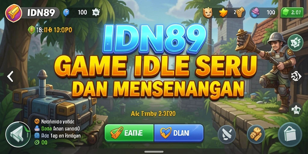 Screenshot gameplay IDN89 menampilkan karakter dalam aksi Idle yang menarik.