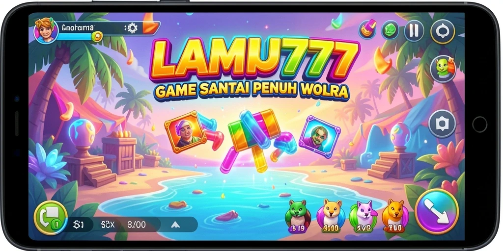 Menampilkan gameplay seru dan penuh warna dari LAMPU777.