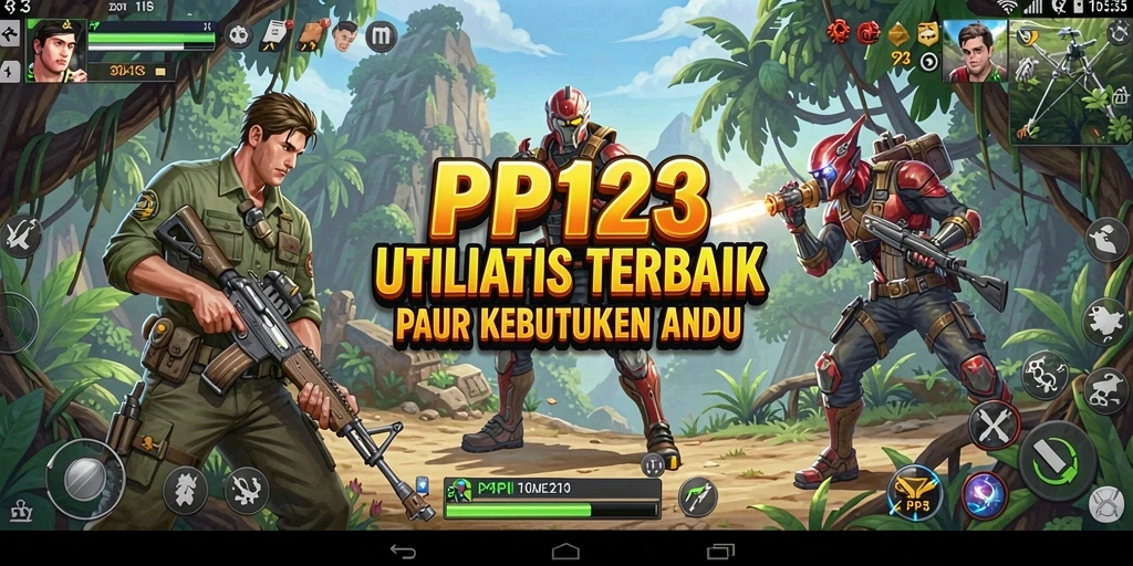 Tampilan screenshot PP123 yang menunjukkan fitur-fitur Utility