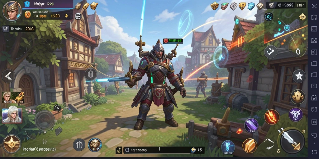 Tampilan gameplay seluler PP7 yang menarik dan strategis.