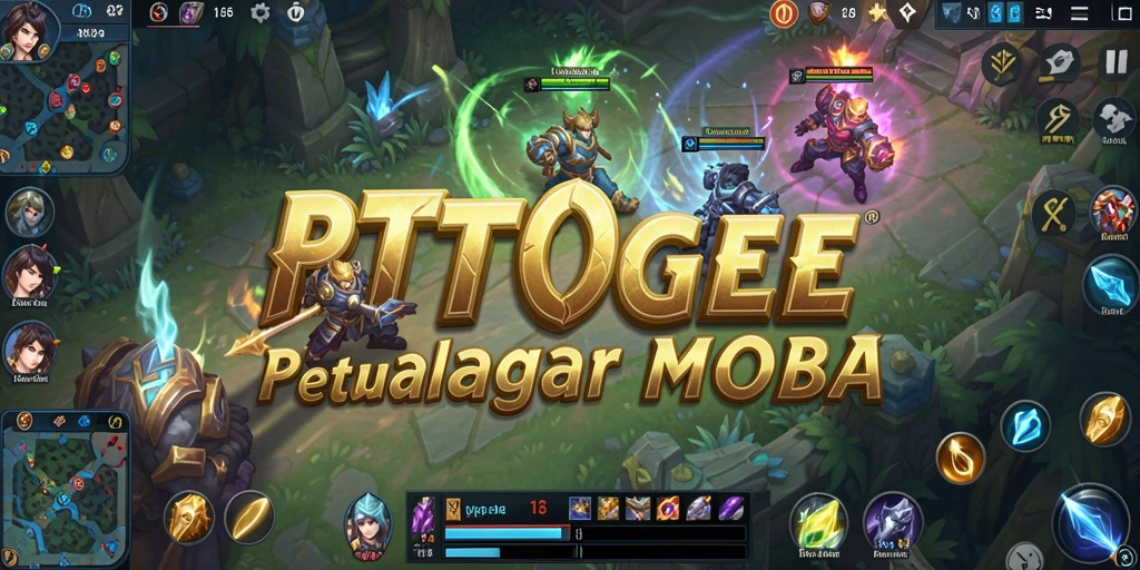 Tampilan seru gameplay PTTOGEL di arena MOBA