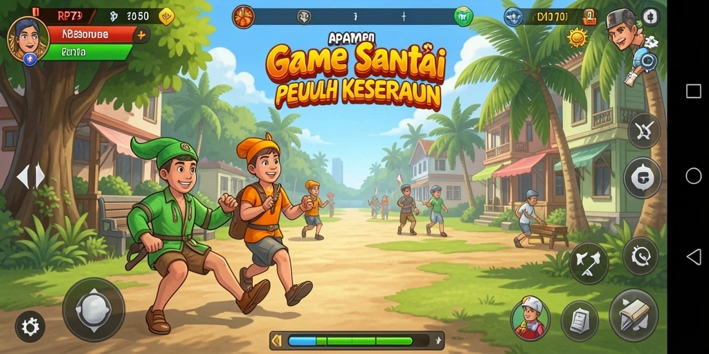 Tampilan menarik dari gameplay RP79 yang penuh warna dan kesenangan.
