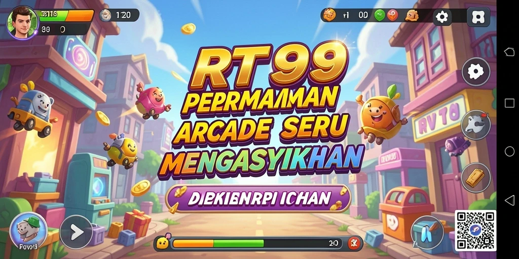 Screenshot RT99 menampilkan aksi seru dalam permainan Arcade yang menantang.