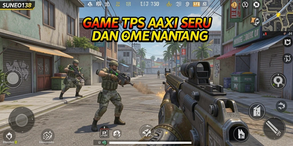 Tampilan gameplay SUNEO138 yang mendebarkan dalam mode TPS.